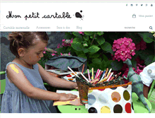 Tablet Screenshot of cartable-enfant.com